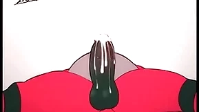 Incineroar sucking his answer cock