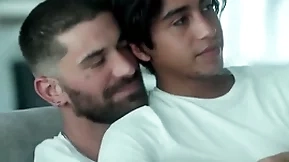 Young gay boy looses virginity to older lover