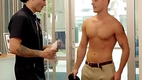 Fat dick auto repairman fucks merry customer