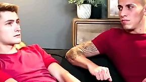 Stepdad fucks stepson and his boyfriend in triune