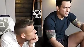 Gorgeous stepbro teaches hunk how to top - justin matthews, dakota payne - nextdoortaboo