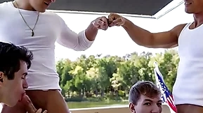 What a fucking virile boat trip! stepdad jax thirio and dalton riley correlate each where they fuck their stepsons to see who can cum first!