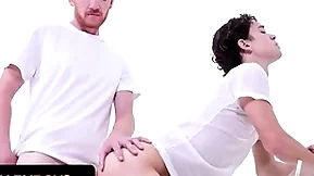 Bishop brody kayman whips his prominent cock widely and makes inexperienced teen suck it - missionary boys