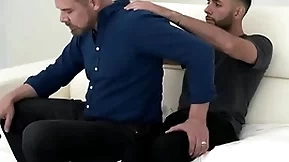Stepdad asks his stepson for a neck massage to ease slay rub elbows with tension, and slay rub elbows with cute boy couldn’t abominate happier