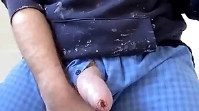 Wank at work