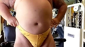 Physicality bull grandpa cums at the gym