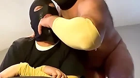 Straight married alpha feeding his sissy faggot his big dick