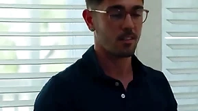 Hot delighted writer fucks friend's young stepbrother