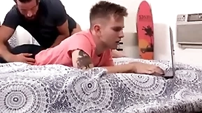 Familydaddy - blonde twink stepson family fucked by hunk stepdad - lance hart, logan cross