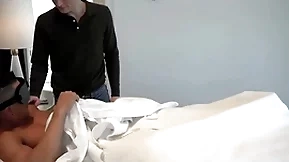 Step nephew taking action towards step uncle's morning wood
