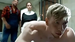 Guy fucked rough by big gay hunk