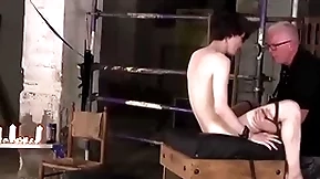 Sizzling old guy sebastian kane throat fucks hot tied up twink
