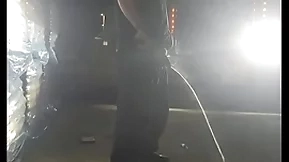 Steamy piss in the headlights