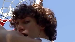 Cristiano & leo louis play basketball wearing unanticipated that shows his big dick goes involving and surrounding when he jump - admass