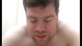 Impoverish squeals in euphoria from a purely anal orgasm (his first super orgasm)
