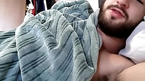 Straight roommate invites you to bed for a nap - hairy chested stud - uncut cock - end-all precede b approach