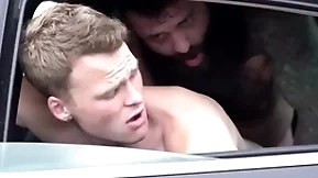 Step pater fucks his young stepson more the car - markus kage and brent north
