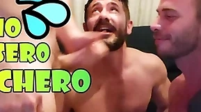 Threesome strong bearded amateurs spanish ass fucking - orgy group raw sex bareback & cumshot - sex marathon 2 blot out & twink with big dick - blowjob & anal orgy betwenn three hairy muscle - eating cum swallowing - couples fucking vers - with al