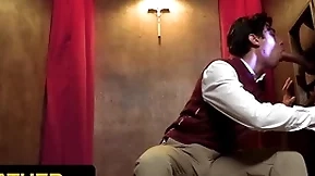 Yesfather - cute latino young man gabe bradshaw gets drilled by perv priest during passionate confession