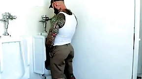Sexy stepson barebacked by buff stepdad