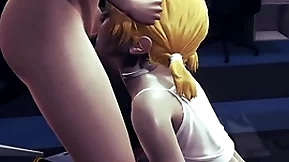 Yaoi femboy - fer hardsex with 2 boys - sissy crossdress japanese asian manga anime film  game porn gay