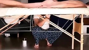Guy on milking table busting huge load