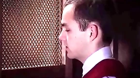 Young catholic pal marcus rivers fucked by oaks bill farnsworth in confession