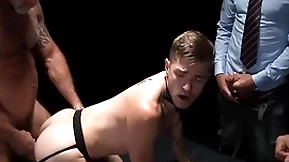 Tom gets intimated by 4 business males