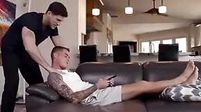 Hot twink fucked by step-brother - taboo gay porn