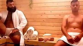Sauna submission/ men / markus kage, ryan bailey  / rill full at  www.sexmen.com/twi