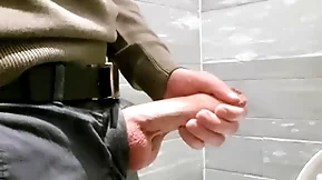 Horny at the mall. masturbating relating to the public restroom.