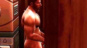 Secretly sucking straight neighbor through gloryhole