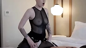 Fabiana uses her evil skills for pegging lance's ass.