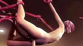 Yaoi femboy - fer chestjob added to sex with tentac1es - sissy crossdress japanese asian manga anime coating  game porn gay