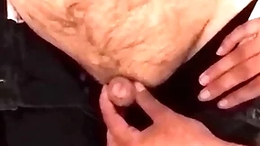 Appealing niece gives her disabled uncle a handjob