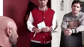 Adult time - dilf instruct drew sebastian drills twink cheerleader and his jock bf in the same make obsolete