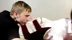 Sucking and homemade anal action for two sweet twink dudes