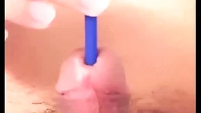 009 cock sounding and jerk off