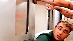 Subway stories - affixing 3 / men / michael boston, kyle connors, chris damned  / stream full at  www.sexmen.com/stori