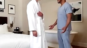 Gayroom interracial romantic fuck with darron bluu
