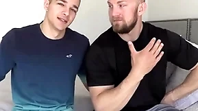 Jayden monster cock spreads his tight hole for bryce the beast!