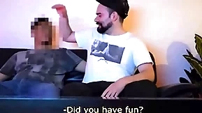 David comes over each time