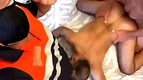 Horny security guys shafting a gay