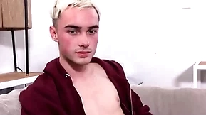 Tow-headed virgin twink step brother fucked by jock step brother after accidentally taking 's boner pov