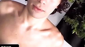 Homemade membrane turns into a passionate sex stint between step uncle and curly teen boy
