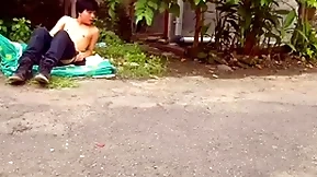 [hansel thio channel] public nude - i strip for practice casting adult magazine photo shoot job at downtown garden part 2