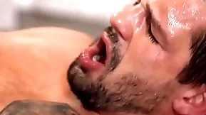 Bettor rivera leaves his door in the open when masturbating so brysen can easily watch him doing his thing with his toy - men