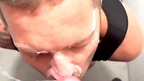 My big facial cum overhead face amateur compilation