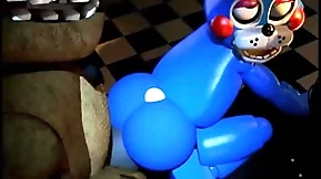 Toy bonnie gets dominated overwrought withered freddy