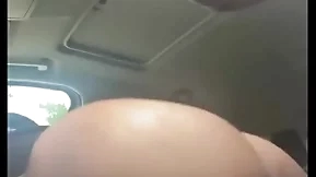 Dando hooker casado itsy-bitsy carro enquanto ele esperava a esposa